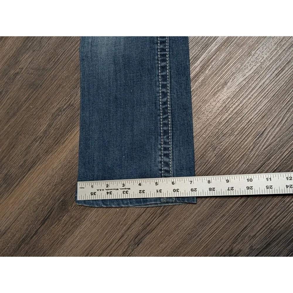 Miss Me JE5387B2 Bootcut Jeans Blue Sequin Embellished Low Rise Size 26